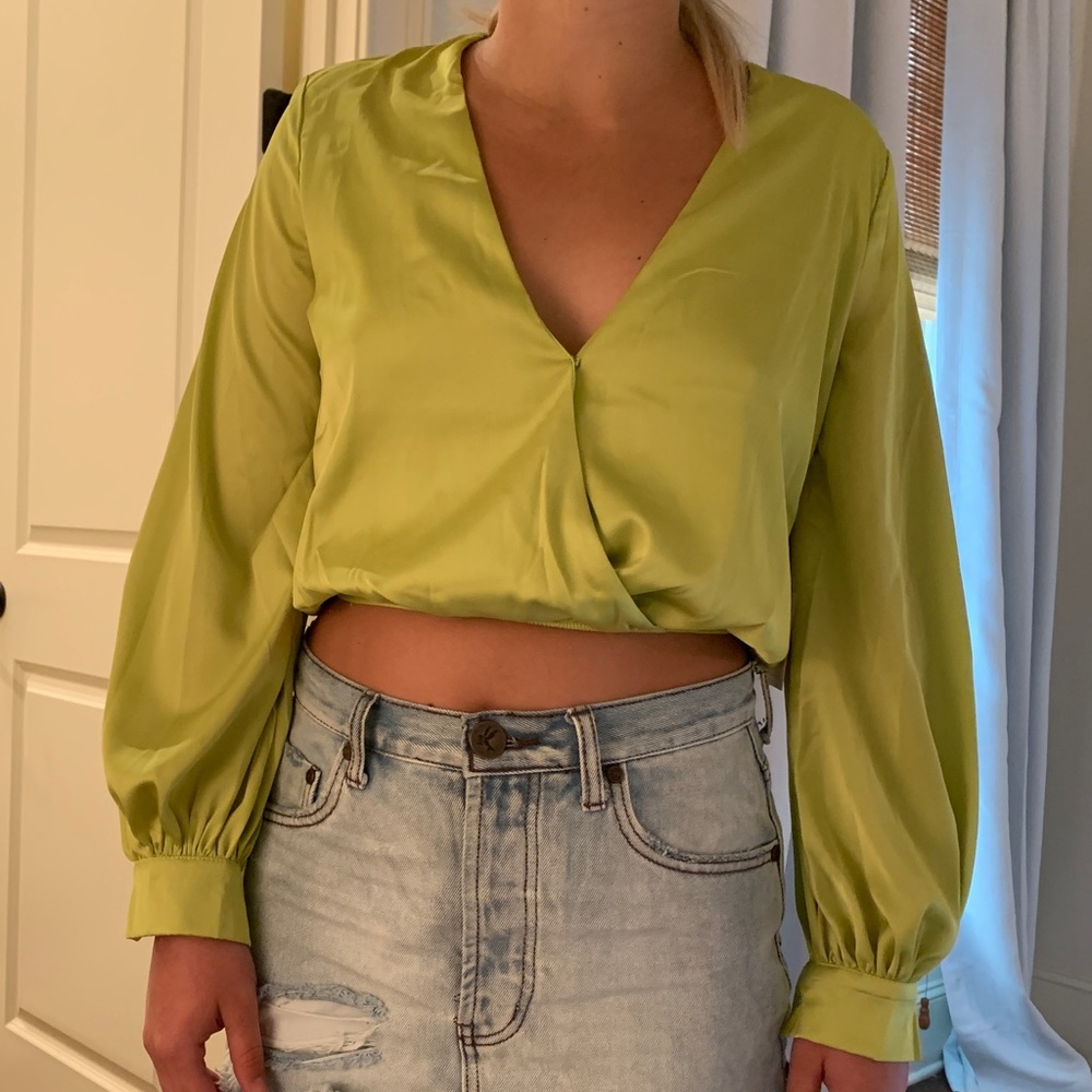 Superdown long sleeve blouse